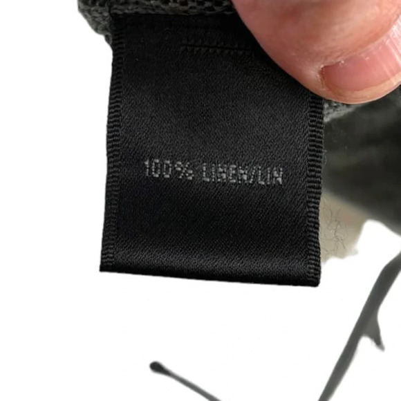 Lafayette 148 New York Charcoal Gray Linen Tank Top Size XL - Picture 9 of 9